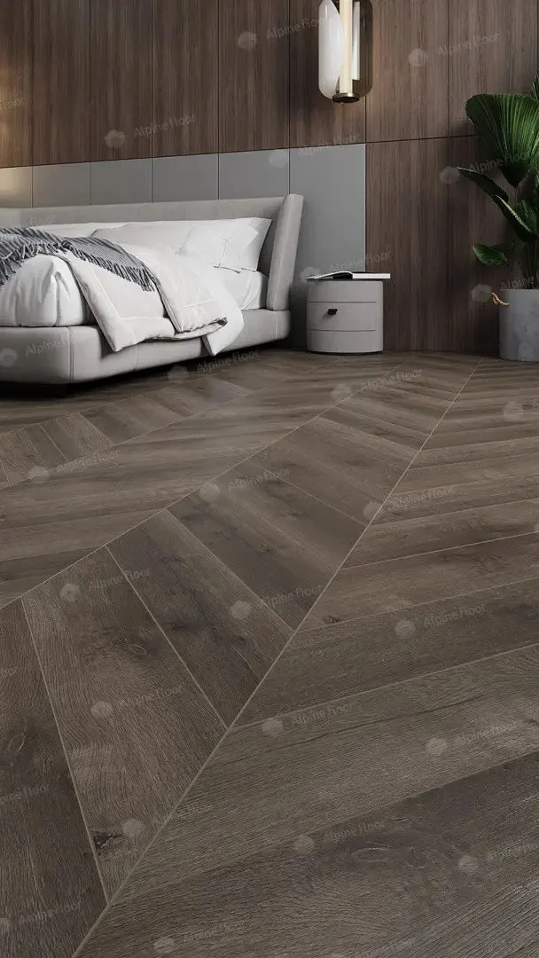 Кварцвиниловая плитка Alpine Floor Chevron Дуб Антарес ECO 18-9 MC — фото 3