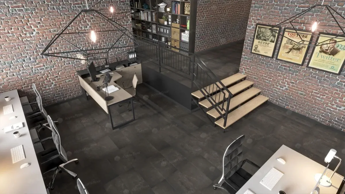 Клеевая кварцвиниловая плитка LVT Alpine Floor Light Stone Ларнака ECO 15-2
