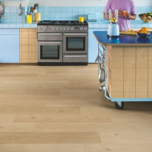 Кварцвиниловая плитка Quick-Step Дуб береговой бежевый ALPHA VINYL Blos base AVSPT40321