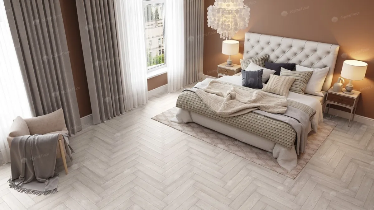 Кварцвиниловая плитка Alpine Floor Parquet Light Голубой лес есо 13-9