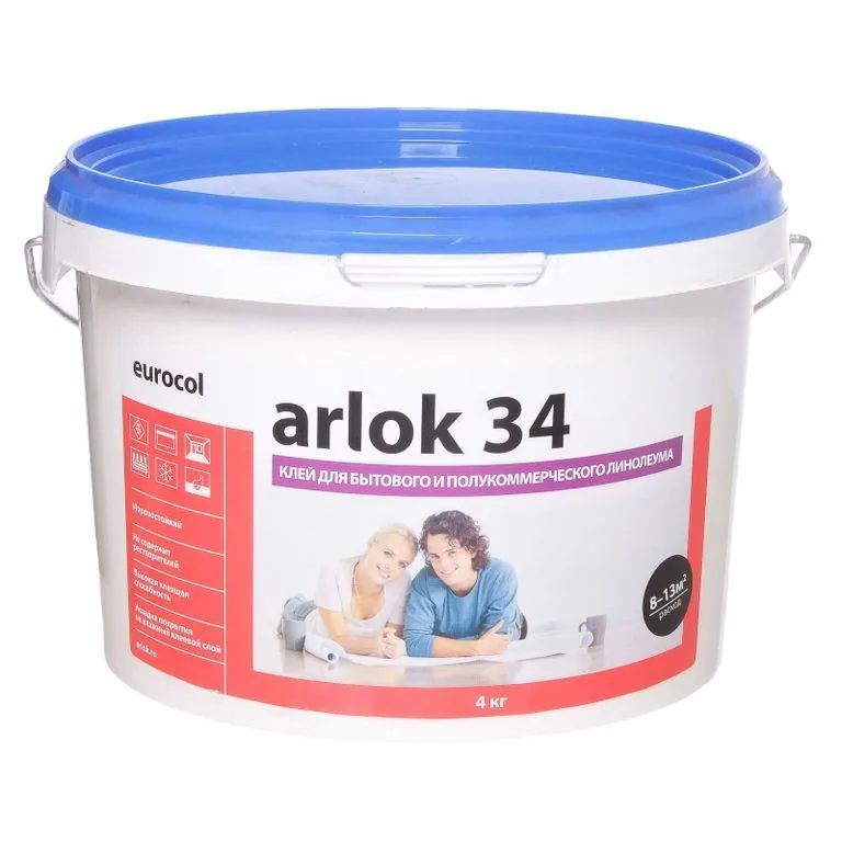 Клей для линолеума PM Arlok 34 - 7кг eurocol 34 eurocol Arlok 34