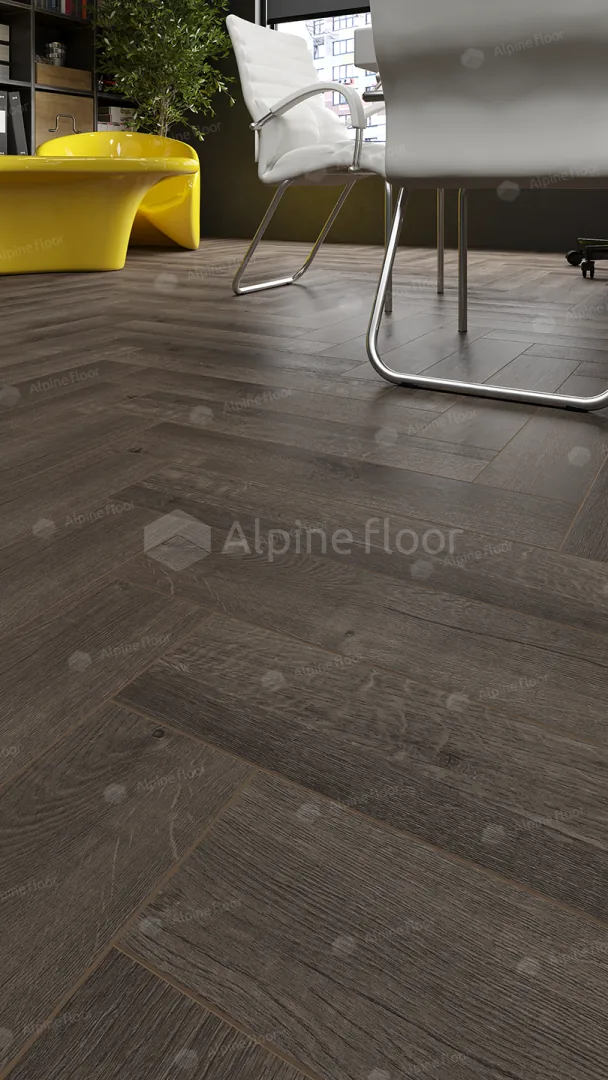 Клеевая кварцвиниловая плитка LVT Alpine Floor Parquet Дуб Антарес ECO 16-19