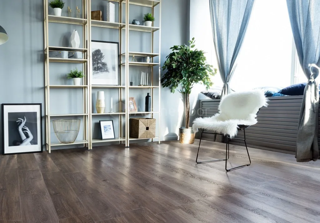 Кварцвиниловая плитка Alpine Floor Sequoia SPC Секвойя Темная ЕСО 6-12