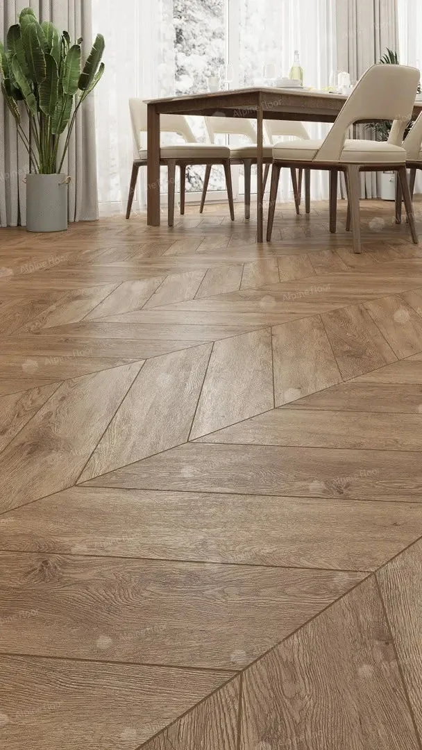 Кварцвиниловая плитка Alpine Floor Chevron Гевуина ECO 18-10 MC — фото 3