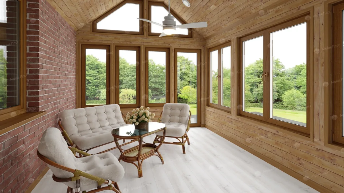 Кварцвиниловая плитка Alpine Floor Classic SPC Дуб выбеленный ЕСО 182-8