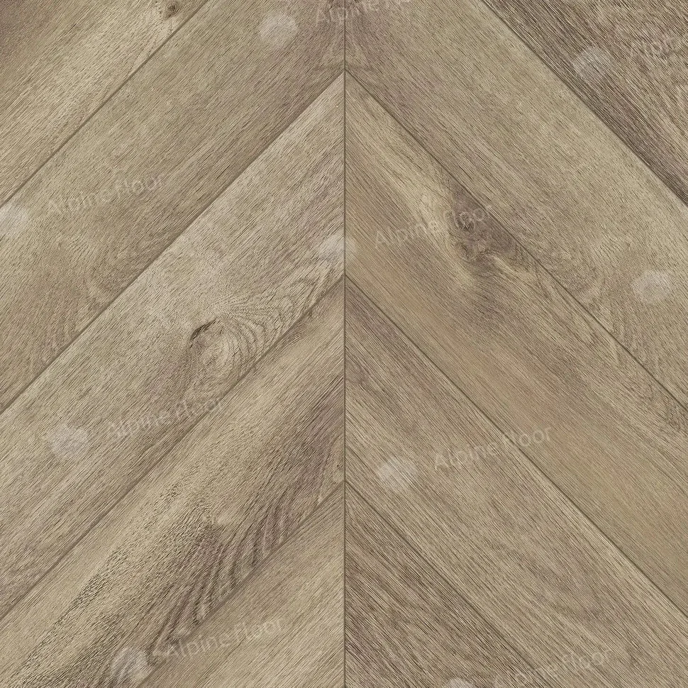 Кварцвиниловая плитка Alpine Floor Chevron Дуб Натуральный Отбеленный ECO 18-3 MC — фото 1