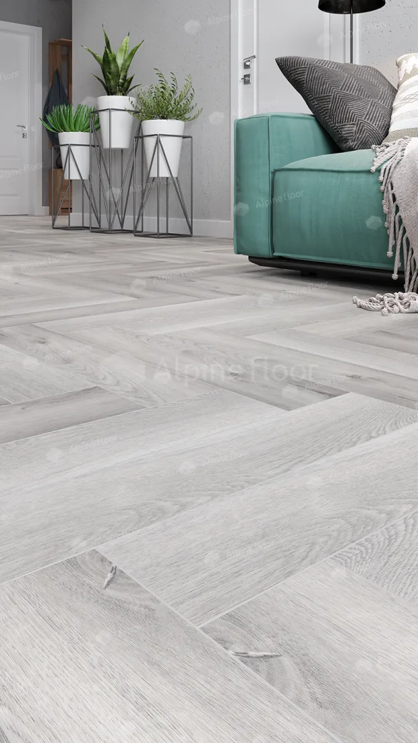 Клеевая кварцвиниловая плитка LVT Alpine Floor Parquet Дуб Лейтена ECO 16-18