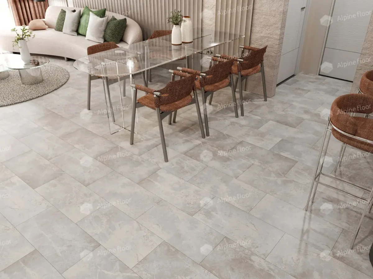 Клеевая кварцвиниловая плитка LVT Alpine Floor Light Stone Ваймеа ECO 15-3