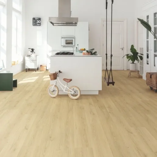 Кварцвиниловая плитка Quick-Step Доска эко бежевая ALPHA VINYL Bloom AVMPU40236