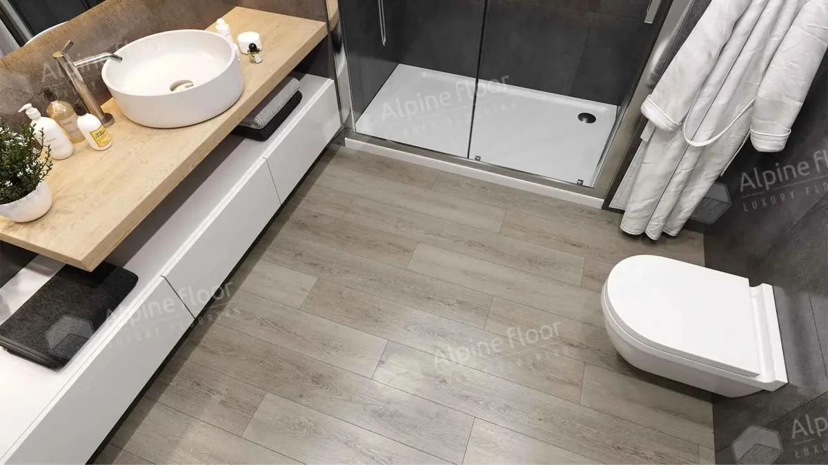 Клеевая кварцвиниловая плитка LVT Alpine Floor Мета ECO 11-2702