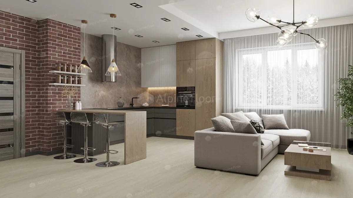 Кварцвиниловая плитка Alpine Floor Solo SPC Кварцвинил Ленто ЕСО 14-5 — фото 4