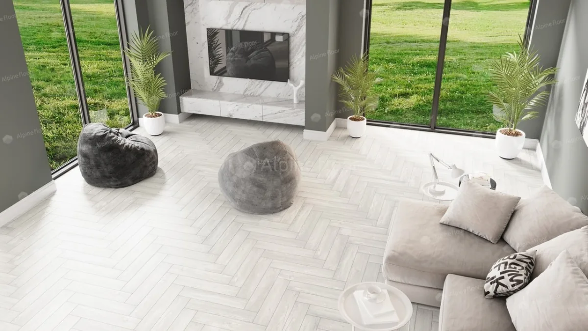 Кварцвиниловая плитка Alpine Floor Parquet Light Дуб арктик есо 13-4