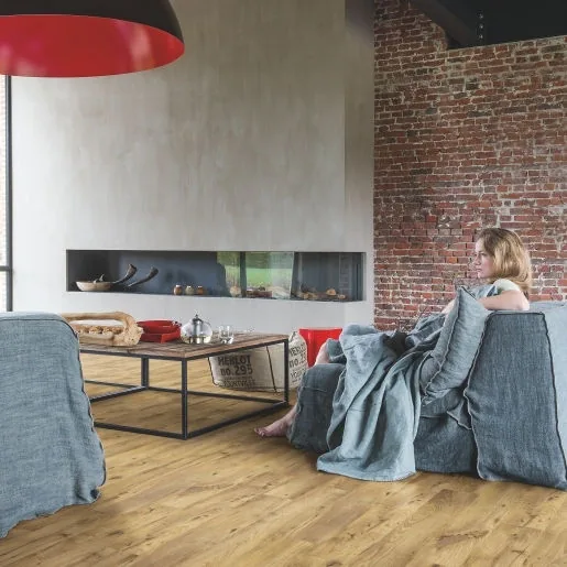 Кварцвиниловая плитка Quick-Step Каштан винтажный натуральный ALPHA VINYL Blos base AVSPT40029