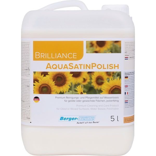 Средство ухода за паркетом под маслом Berger Aqua-Satin Polish