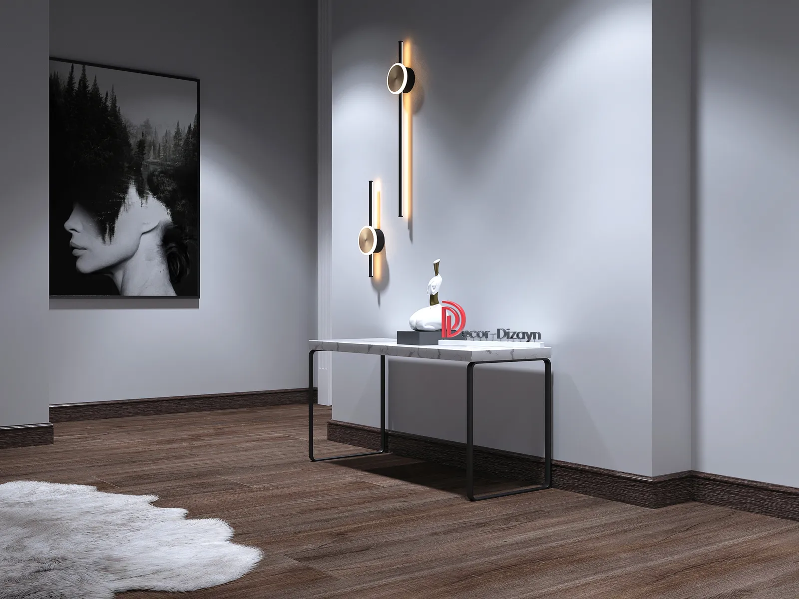 Плинтус 005-81SH DECOR-DIZAYN