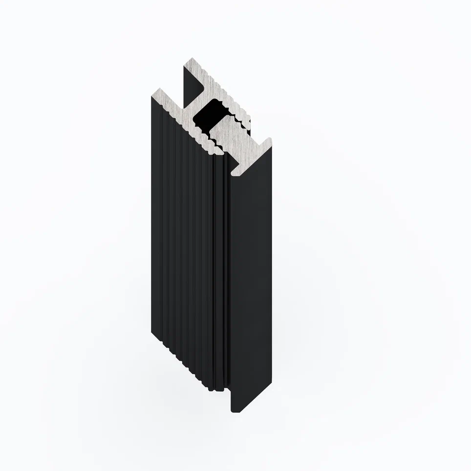 ТЕНЕВАЯ РЕЙКА LACONISTIQ ДУАЛ мини (DUAL mini) ПОД ОБОИ, ПАНЕЛИ И КЕРАМОГРАНИТ