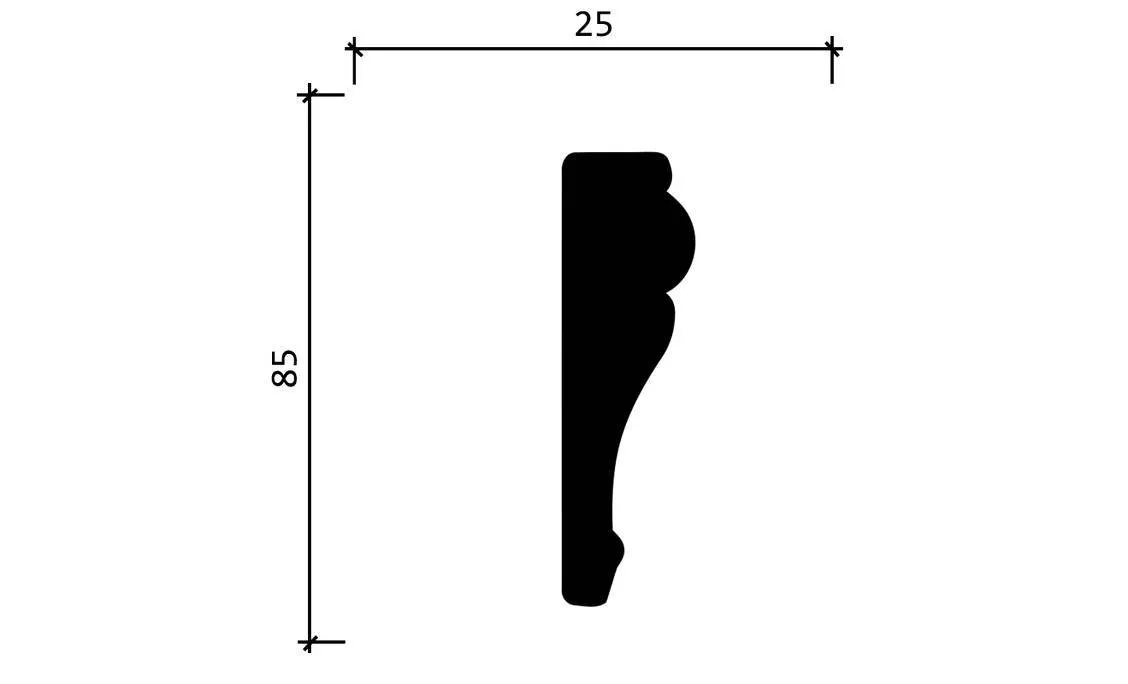 Молдинг 152 A DECOR-DIZAYN