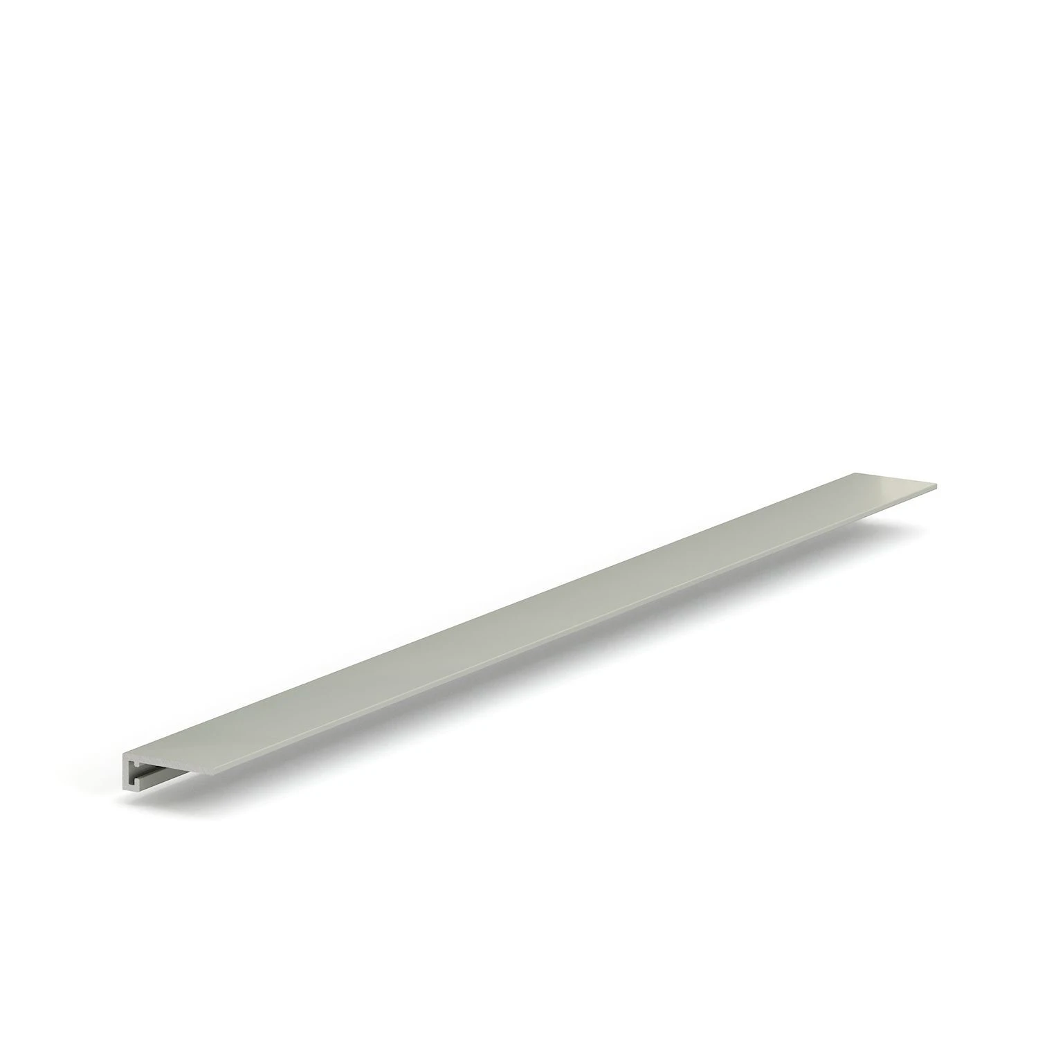 МИКРОПЛИНТУС LACONISTIQ МИКРО 19 АРМ (MICRO 19 ARM) — Серый · Без покрытия · 2450х19х5,5мм · Комплект пружинок: Да