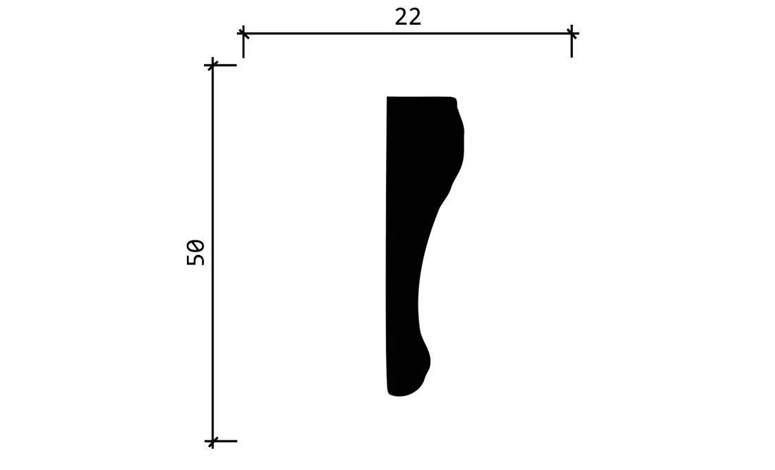 Молдинг 151 A DECOR-DIZAYN