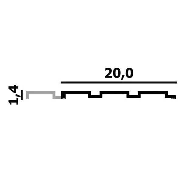 Стеновая панель P124-2800 Perfect